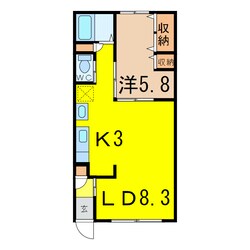 安立マンションの物件間取画像